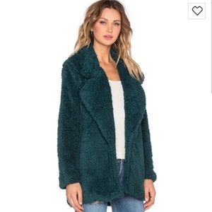 Tularosa Violet Faux Shag Coat